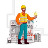 hand-drawn-electrician-cartoon-illustration_23-2151046712